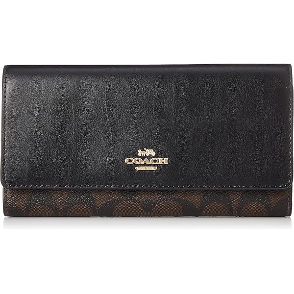 Amazon.co.jp: [コーチ] 長財布 クロスグレインレザー スリム トライ